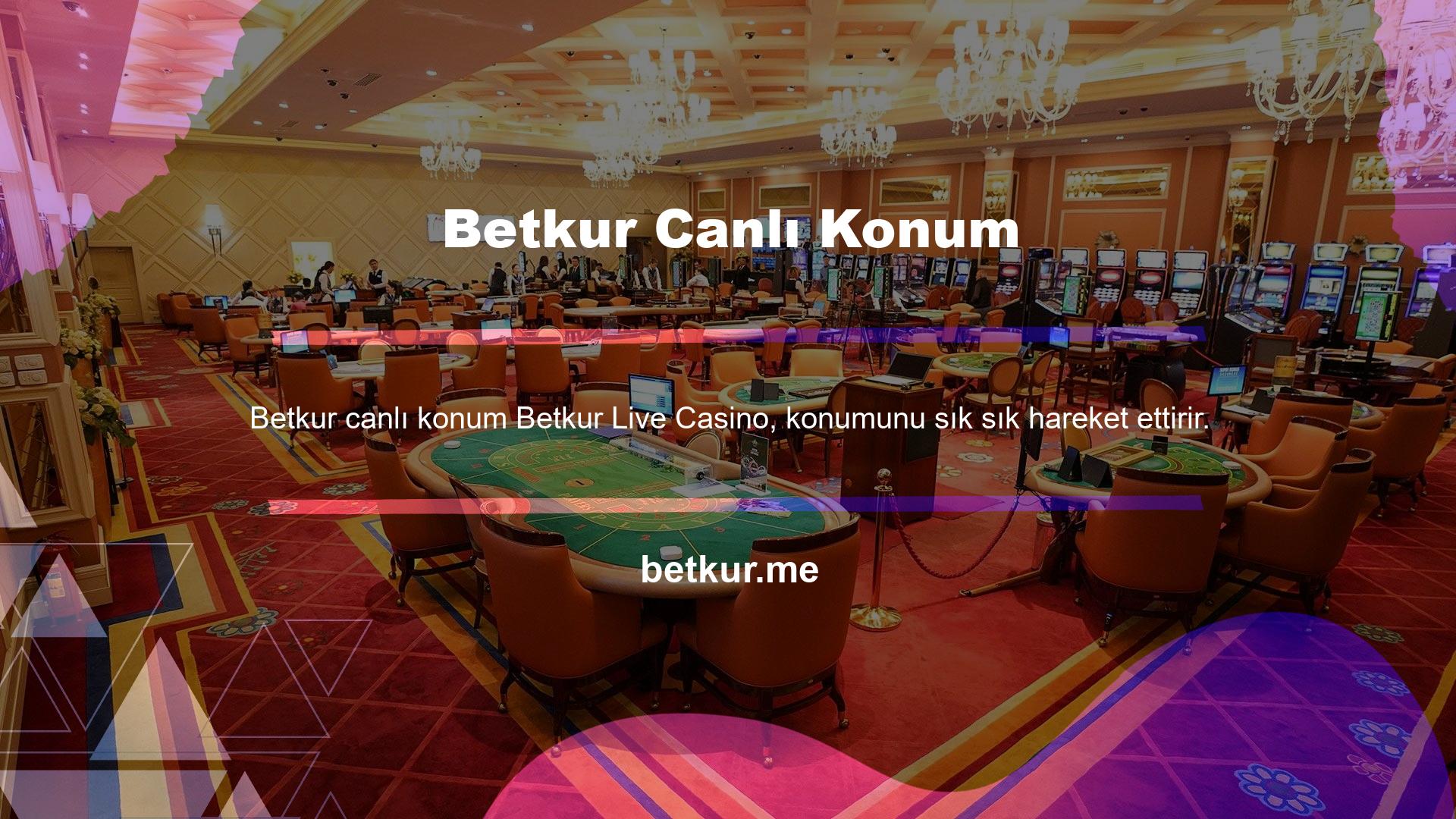 Betkur Live Casino sayfasını ziyaret ettiğinizde, oynayacak dört oyun göreceksiniz